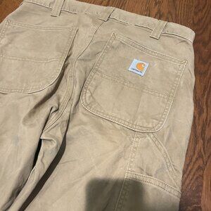 Carhartt Tan Carpenter Pants Size 32 x 34